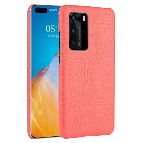 Croco kuoret - Huawei P40 - Punainen Red