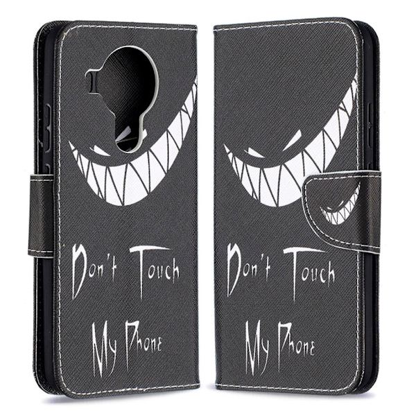 Wonderland Nokia 5.4 Flippetui - Devil Grin Black