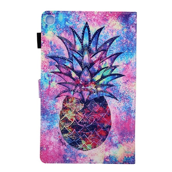 Samsung Galaxy Tab A 10.1 (2019) kuviollinen nahkakotelo - Ananas Multicolor