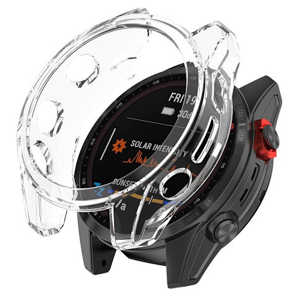 Garmin Fenix 7S läpinäkyvä suojus - Läpinäkyvä Transparent