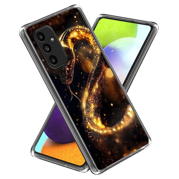 Vibe Samsung Galaxy A15 -kansi - Käärme Gold