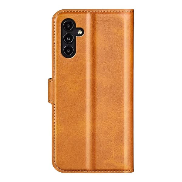 Læretui med Lommebok til Samsung Galaxy A14 - Gul Yellow