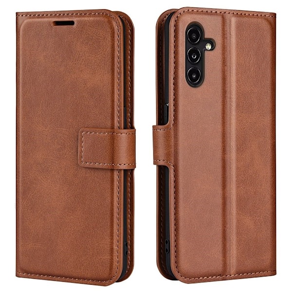 Lompakko Nahkakotelo For Samsung Galaxy A14 - Vaalean Ruskea Brown