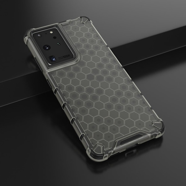 Bofink Honeycomb Samsung Galaxy S21 Ultra 5G skal - Svart Svart