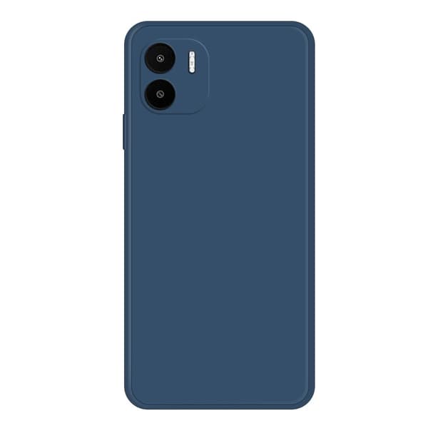 Avfasat gummerat anti-droppskydd för Xiaomi Redmi A1 - Mörkblå Blå
