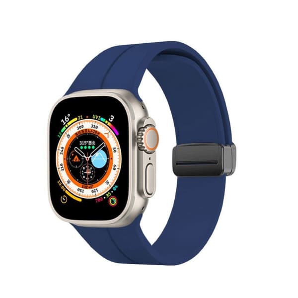 Apple Watch Series 8 (41mm) silikonarmband - Midnattsblå Blå