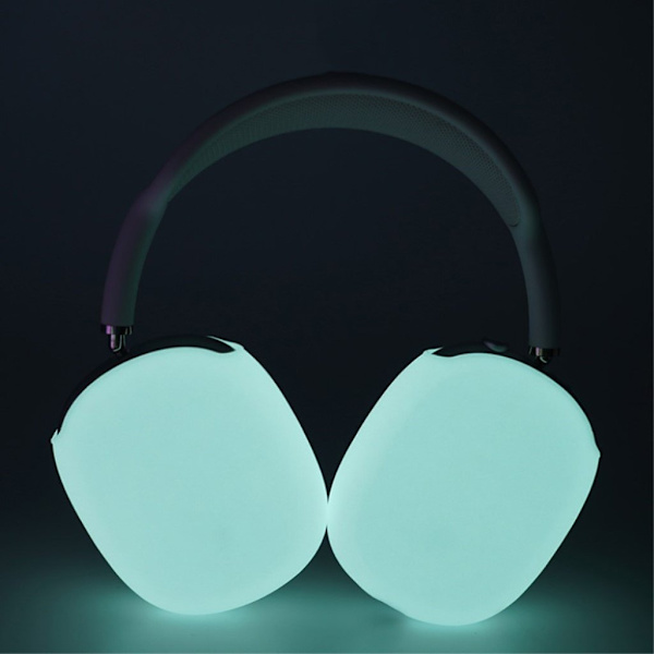 Airpods Max silikonöverdrag - Lysande Vit Vit