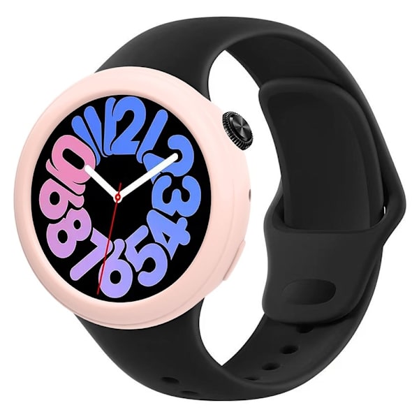 vivo Watch 3 Case Soft Silicone Protective Shell Frame Hollow-Out - Pink Pink