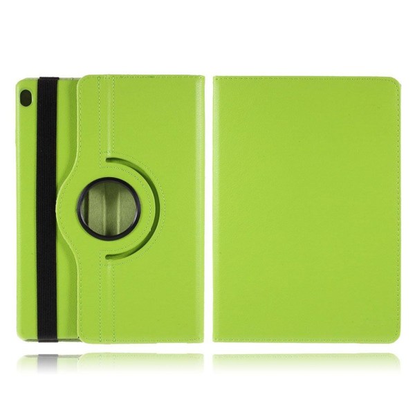 Lenovo Tab M10 360 degree rotatable leather case - Green Green