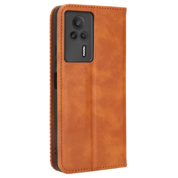 Bofink Vintage läder Xiaomi Redmi K60E fodral - Brun Brun