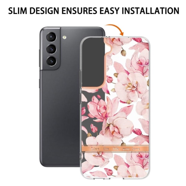 Super Slim och Hållbar Mjukskal till Samsung Galaxy S23 Plus - Hc005 Pink Gardenia Rosa