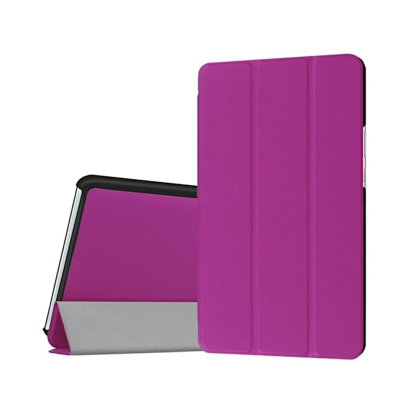 Amdrup Huawei mediaPad M3 8.4 Kolmesti Taittuva Nahkakotelo - Violetti Purple