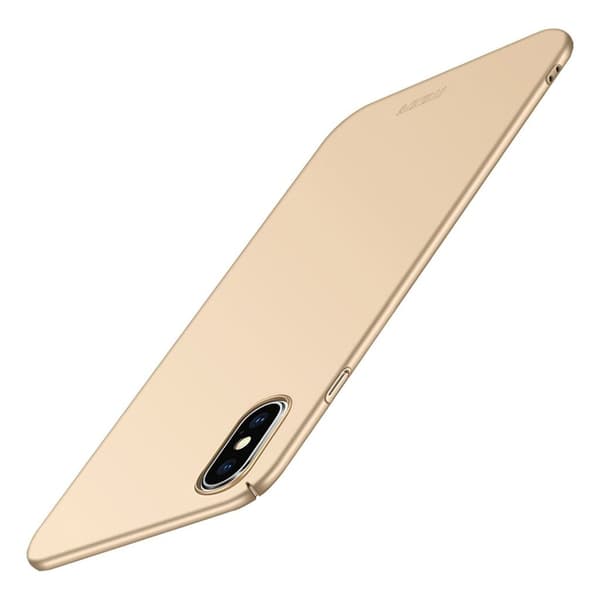 MOFI Shield iPhone XS frostet etui - Guld Gold