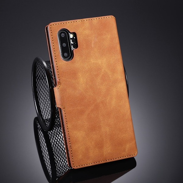 DG.MING Samsung Galaxy Note 10 Pro Retro kotelot - Ruskea Brown