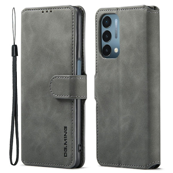 DG.Ming OnePlus Nord N200 5G Retro Etui - Grå Silver grey