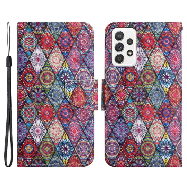 Wonderland Samsung Galaxy A53 5G flip etui - Kalejdoskop Multicolor