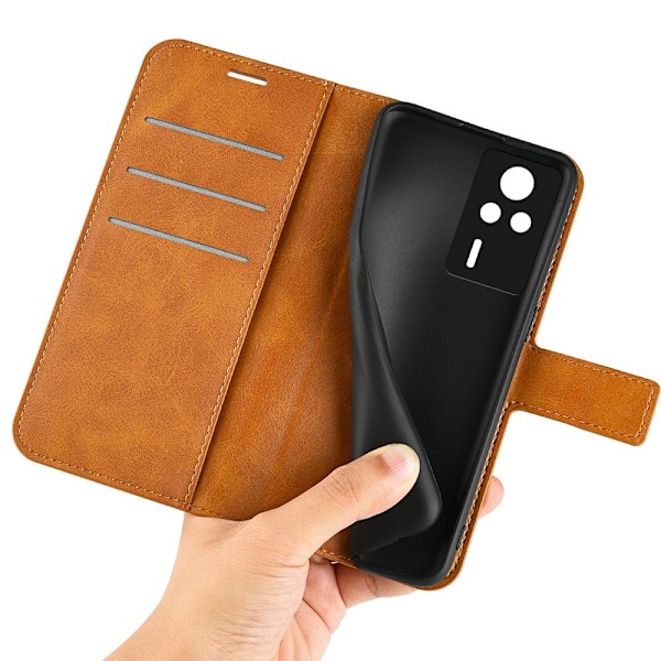 Lompakko Nahkakotelo For Xiaomi Redmi K60E - Keltainen Yellow