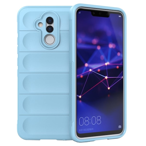 Mjukt greppformat Huawei Mate 20 Lite skal - Blå Blå