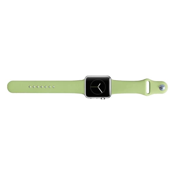 Apple Watch Serie 8 (41mm) silikonarmband (Förläng storlek) - Mintgrön Grön