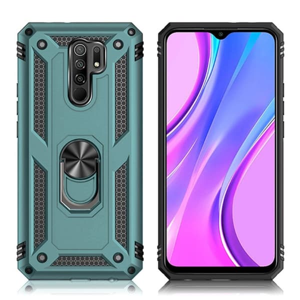 Bofink Combat Xiaomi Redmi 9 Etui - Mørkegrønn Green