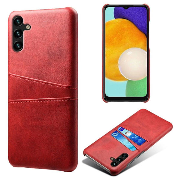Dual Card Fodral Samsung Galaxy A34 5G - Röd Röd