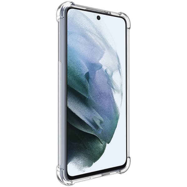 IMAK Airbag Cover til Samsung Galaxy S21 FE - Transparent Transparent