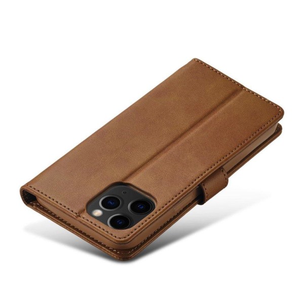 LC.IMEEKE iPhone 12 Mini Flip Case - Brown Brown