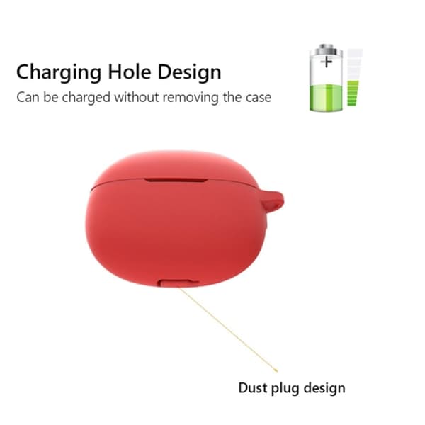 Realme Buds Air 3 silikonveske med spenne - Grønn Green