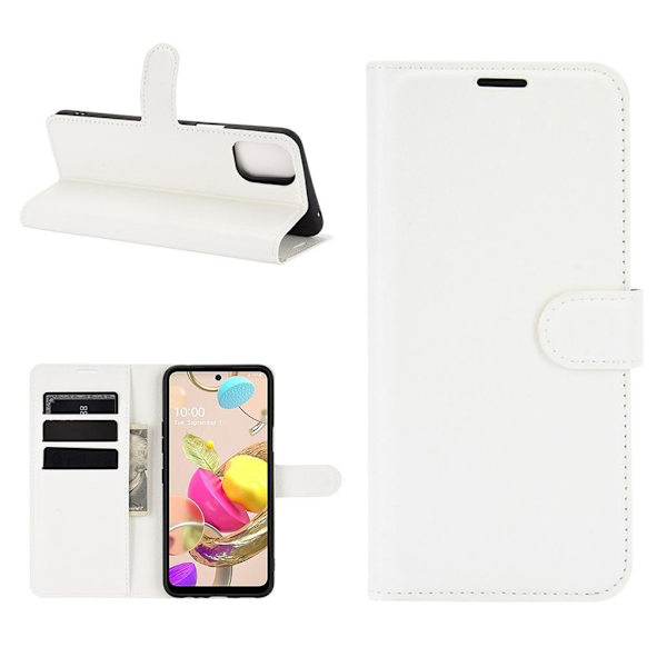 Classic LG K42 Flippetui - Hvit White