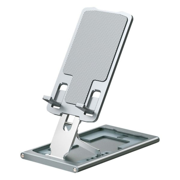 Universal foldable desktop bracket stand - Silver Silvergrå