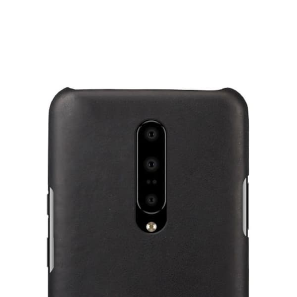 KSQ Crazy Horse OnePlus 7 Pro hårdt etui - Sort Black