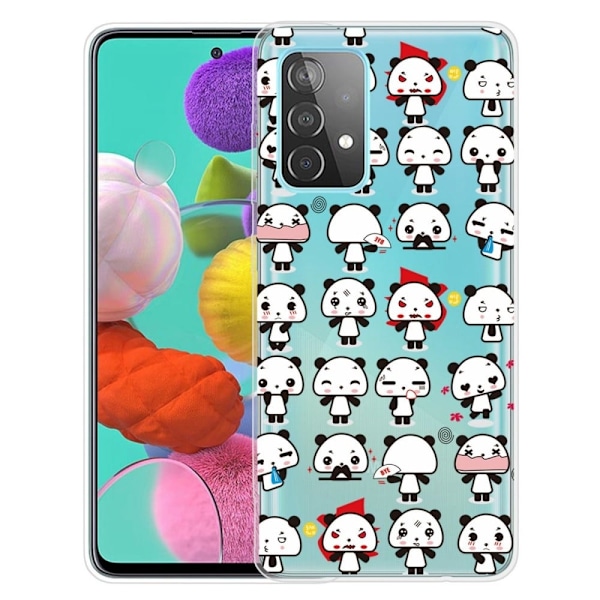 Deco Samsung Galaxy A23 kotelot - Panda Tunteita Multicolor
