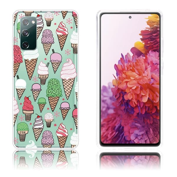Deco Samsung Galaxy S20 Fe 5g / S20 Fe Etui - Farverig Ice Creams Multicolor