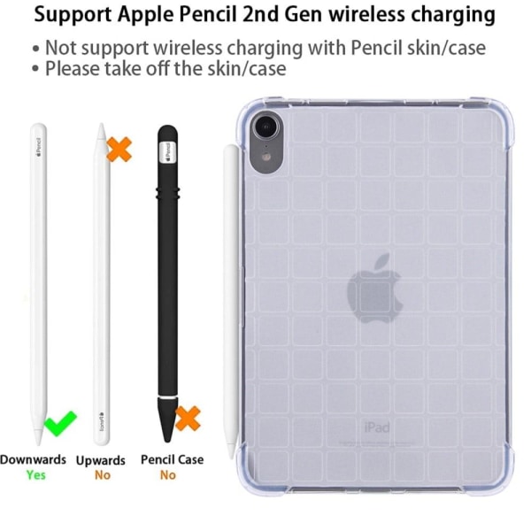 iPad 10.9 (2022) överdrag i gradientfärg - Matt Vit Vit
