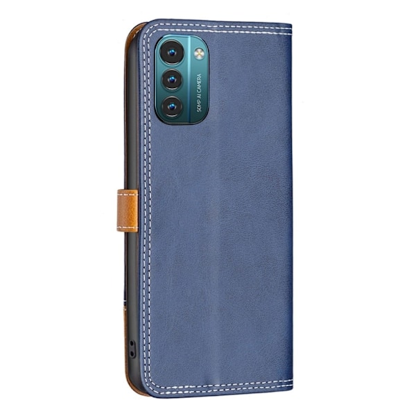 BINFEN tofarget læretui for Nokia G11 / Nokia G21 - Blå Blue