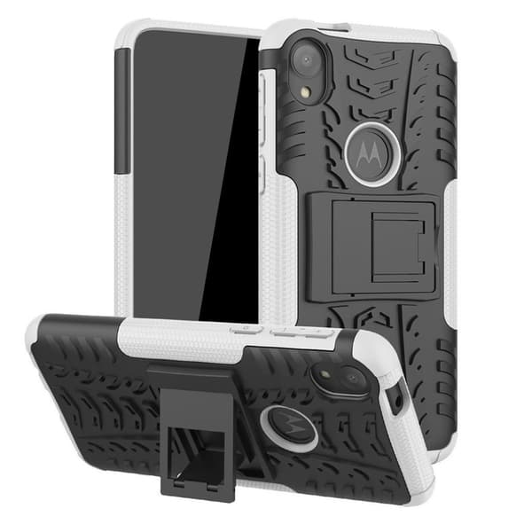 Offroad Motorola Moto E6 kuoret - Valkoinen White