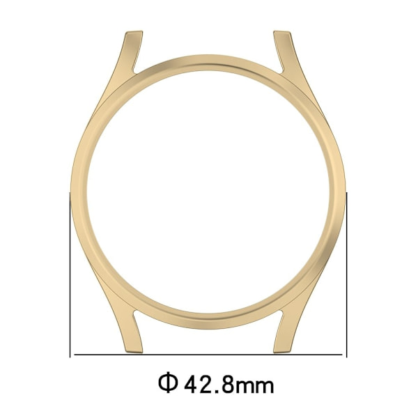 Samsung Galaxy Watch7 40mm Anti-Drop Bump Resistant Watch Case Hollow Protective Frame - Titanium Silver grey