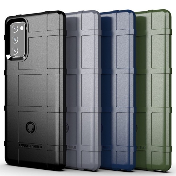 Rugged Shield Samsung Galaxy Note 20 kotelot - Sininen Blue