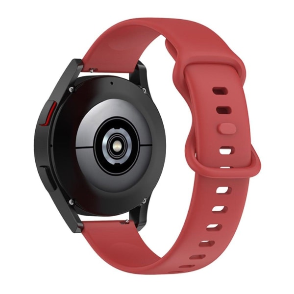 Enkel justerbar urrem i silikone til Samsung Galaxy Watch - Rød Red