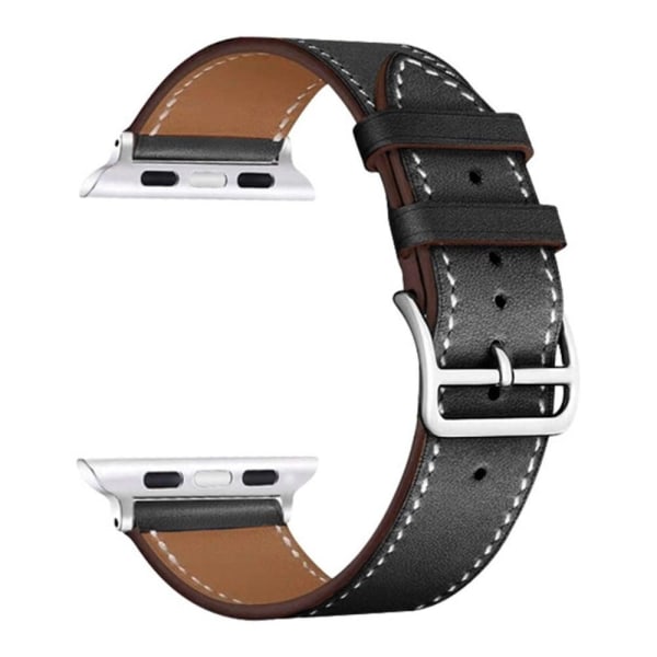 IMAK Apple Watch (45mm) PG1 series leather watch strap - Black Svart