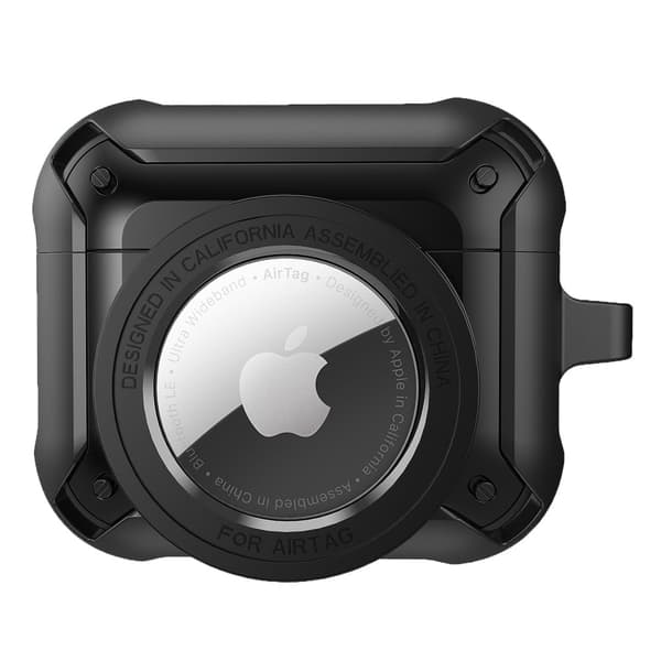 AirPods 3 / AirTag suojakotelo - Musta Black