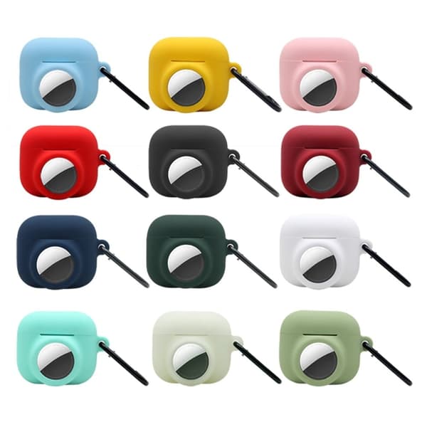 AirPods 3 / AirTag 2-i-1 silikoneovertræk - Rød Red