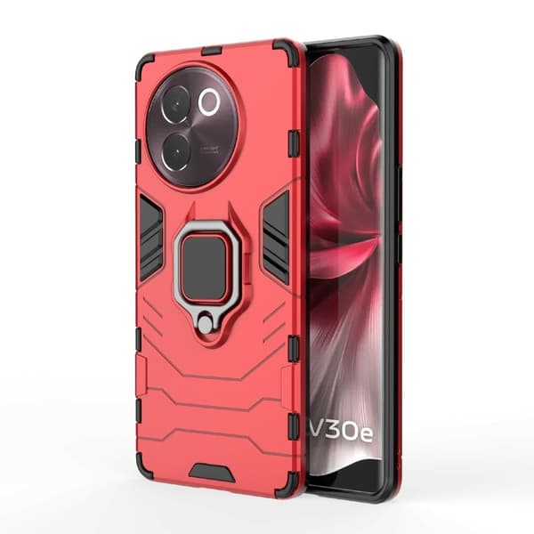 Iskunkestävä vivo V30e Panther-kuoret - Punainen Red