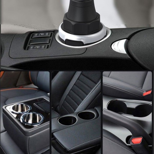 360 degree Universal car mount holder for 3.5-6.0 inch phone Svart