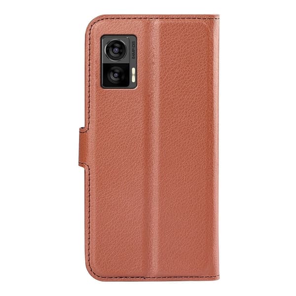 Classic Motorola Edge 30 Neo Flippetui - Brun Brown