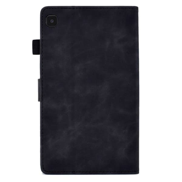 Samsung Galaxy Tab A7 Lite læder flip cover med kortlommer - Sort Black