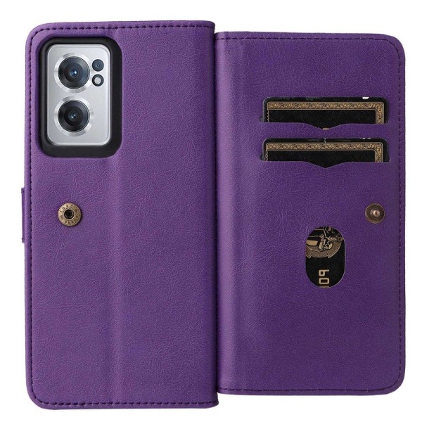 10-slot wallet case for OnePlus Nord CE 2 5G - Purple Purple