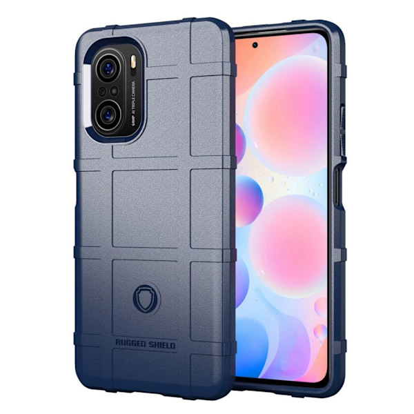 Rugged Shield Etui Xiaomi Redmi K40 / K40 Pro / K40 Pro Plus - Blå Blue