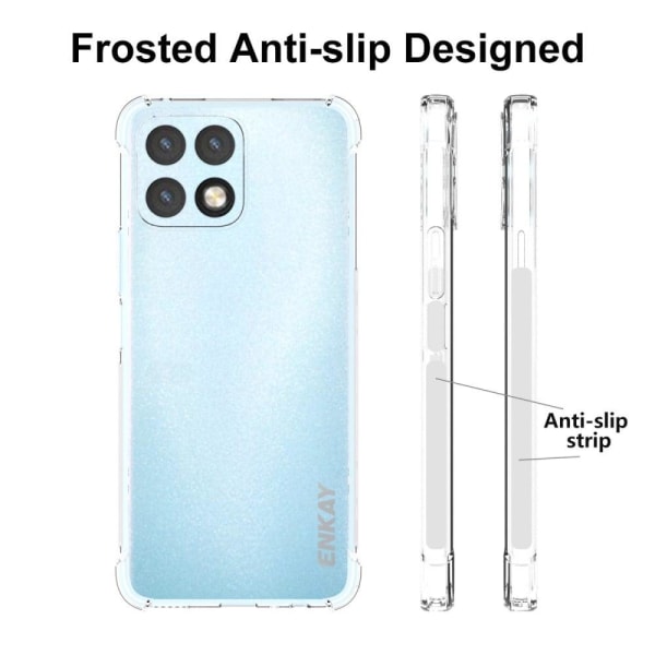 ENKAY clear drop-proof case for Honor X30i Transparent