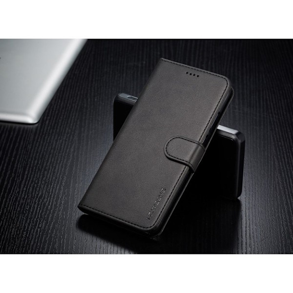 LC.Imeeke läder Huawei P30 Lite fodral - Svart Svart